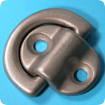 Click to View Folding Pad Eyes Dimensions